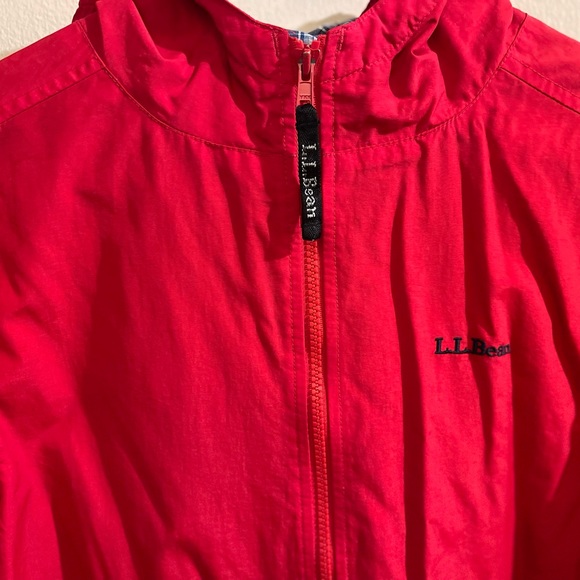 L.L Bean light jacket with 100% cotton lining Red - Picture 2 of 5